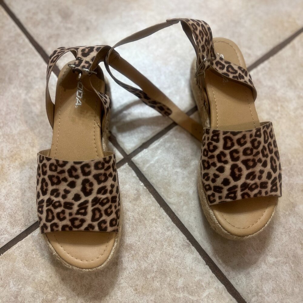 Soda Multi print shoes